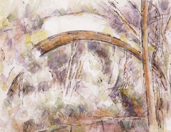 Paul Cezanne The Bridge of Trois-Sautets